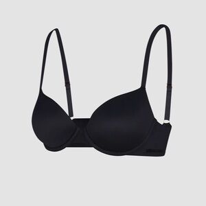 NWT Savage X Fenty SOFT N' SAVAGE PADDED DEMI BRA BLACK CAVIAR 38 DDD I52